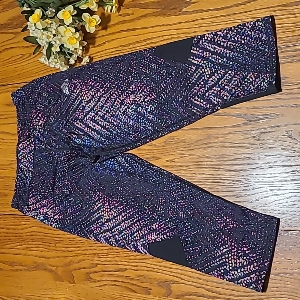 Adidas Athletic Capris Pants - Girl's Large - Picture 4 of 8